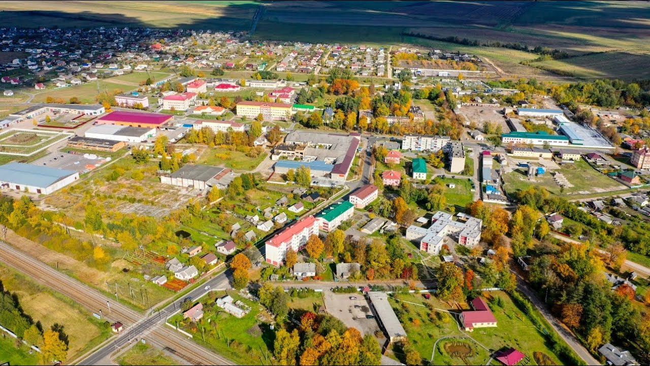 ганцевичи Ганцевичи Брестской области. Съёмка дроном